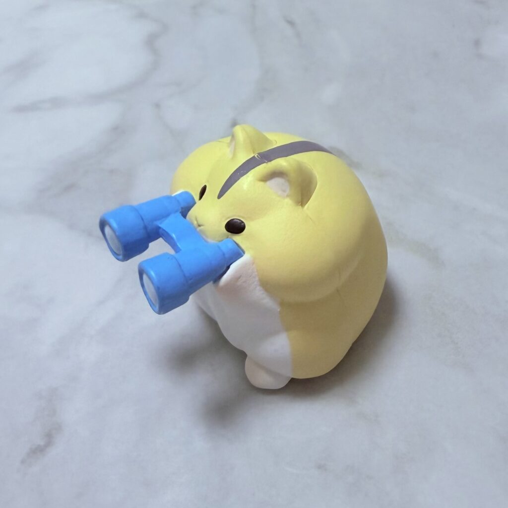 おやつ探検隊！もっちりハムハムズ。望遠鏡ハムハム