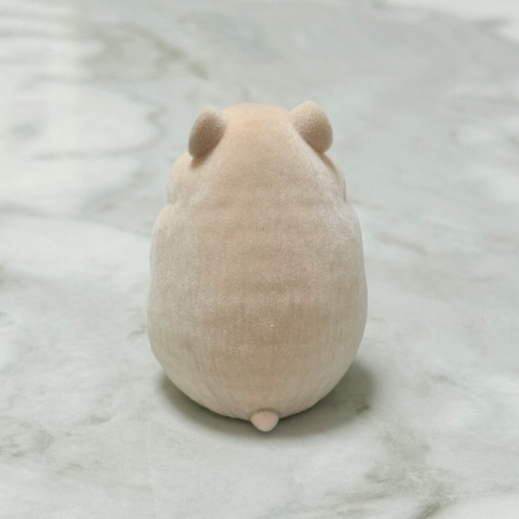 もふもふ・てのりフレンズ2。ハムスターフィギュアの後ろ